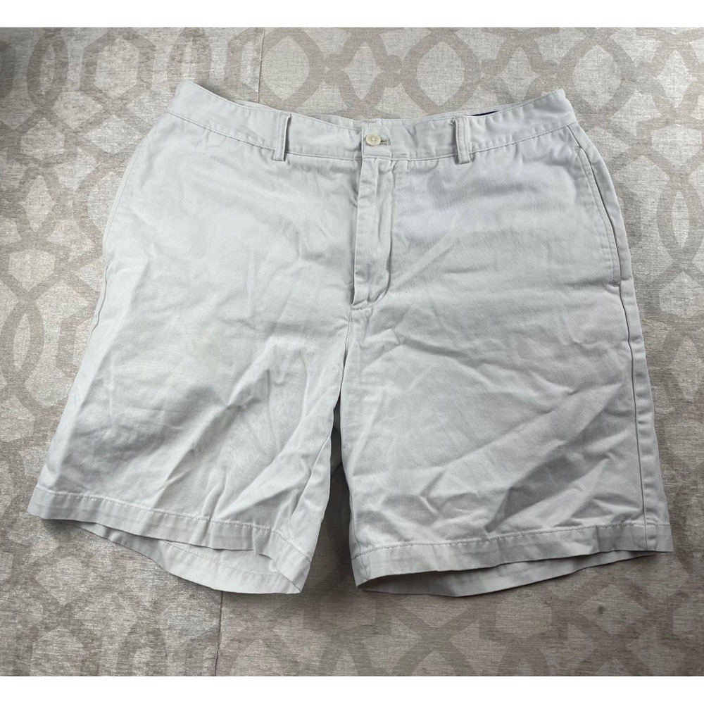 Vineyard Vines Breaker Shorts Mens 35 Khaki 7 Inch Inseam Cotton Chino Twill
